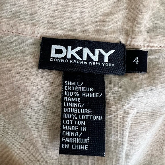 Dkny 100% cotton midi skirt - Picture 2 of 6